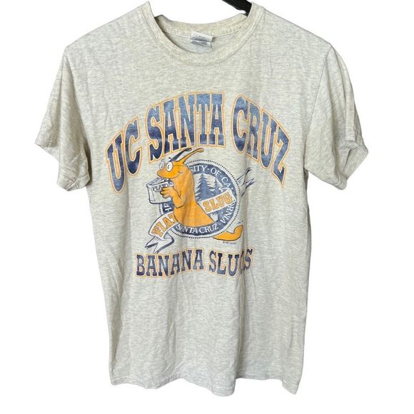 VTG 1997 UC Santa Cruz Banana Slugs T Shirt Small - Picture 1 of 4